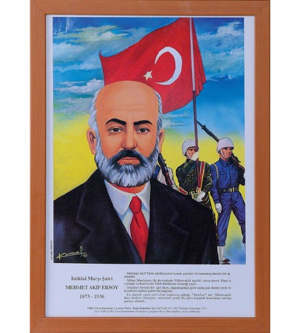 23Lü Türk Büyükleri Mdf Çerçeve